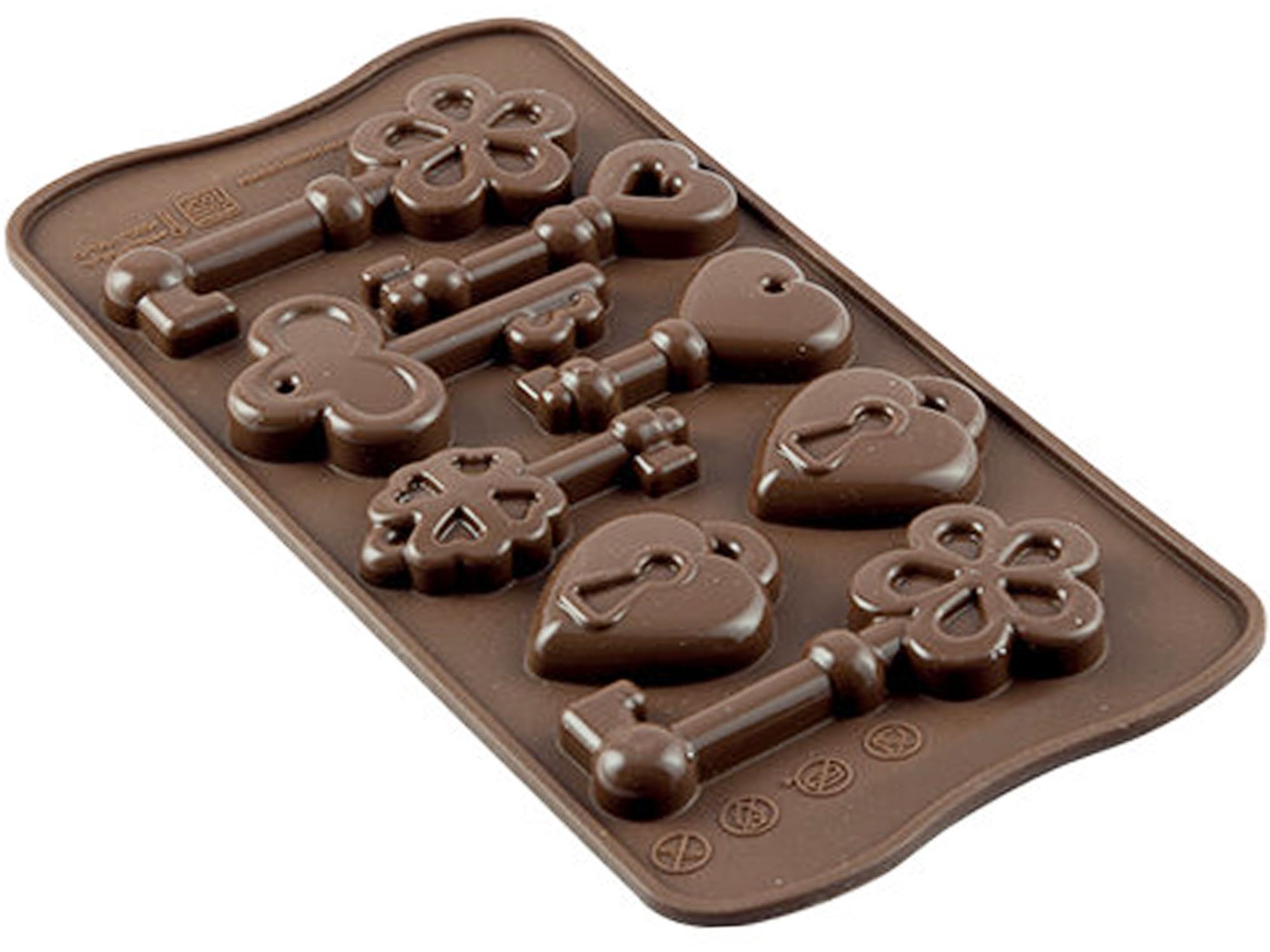 Silikon-Schokoladenform Schlüssel